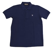 ルフィをイメージした「ONE PIECE FOOTBALL LINEポロシャツ」のネイビー。(C)尾田栄一郎／集英社・フジテレビ・東映アニメーション