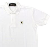 サンジをイメージした「ONE PIECE FOOTBALL LINEポロシャツ」のホワイト。(C)尾田栄一郎／集英社・フジテレビ・東映アニメーション