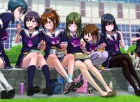 電撃大王ジェネシス2011 Vol.3に付く、鳴子ハナハルのポスター。