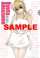 付録のクリアファイル。ファイルされた台紙を抜き取ると、エプロンに変化が……？