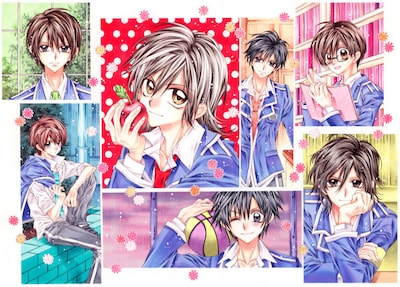 種村有菜「風男塾物語」扉イラスト。(C)種村有菜/集英社