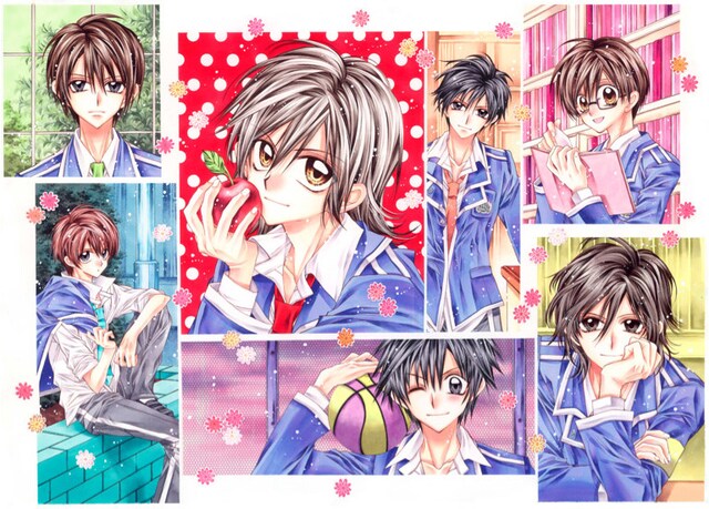 種村有菜「風男塾物語」扉イラスト。(C)種村有菜/集英社