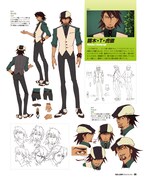 「TIGER & BUNNY オフィシャルヒーローブック」キャラクター紹介ページより。