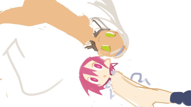 イラスト制作過程1 (C)Nippon Ichi Software, Inc. (C)STUDIO ToOeuf