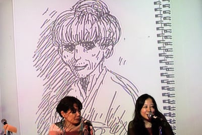 ヤマザキが描いた「黒柳徹子」は、とてもリアル。