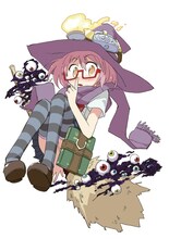 今井哲也の読み切り「魔女っ娘縞咲さんの失踪」カット。