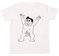 今後登場が予定されている「ブッチュくん全百科」Tシャツの1枚。
