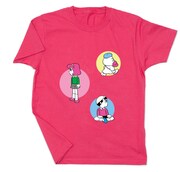 今後登場が予定されている「ブッチュくん全百科」Tシャツの1枚。