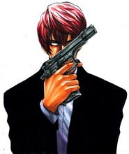 板倉俊之原作・武村勇治作画「トリガー」カット。