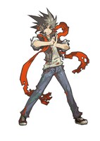 「絶体絶命英雄」の登場キャラクター、志村九地。(C)今野隼史 (c)niwango, inc. All rights reserved.