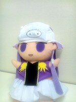 「あかりパンツ型アイスパックカバー」使用例 ※ぬいぐるみは売り物ではありません。