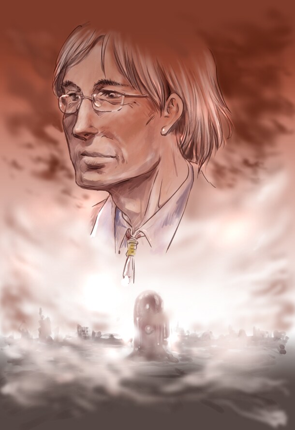 星新一原作、白井弓子作画による「コミック星新一 ひとつの装置」カット。「ひとつの装置」（新潮文庫『妖精配給会社』所収）(c)1964 星ライブラリ／新潮社