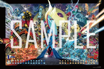 村田雄介が描いた「オールロックマン」。※画像は製作途中のもの (C) CAPCOM CO., LTD. ALL RIGHTS RESERVED. (C) CAPCOM U.S.A., INC. ALL RIGHTS RESERVED.