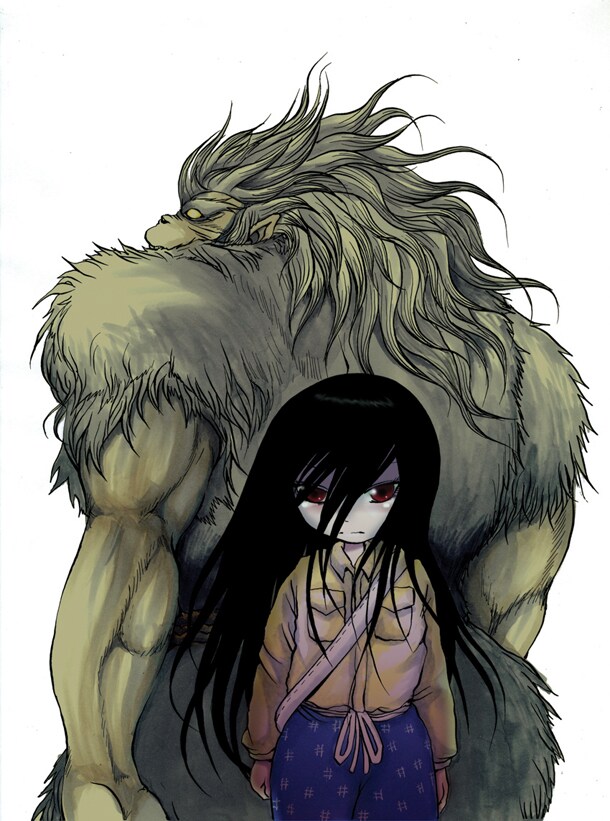 押切蓮介「焔の眼」予告カット