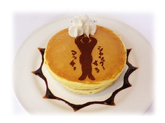 CD持参の人のみ注文できる限定メニュー「シャンプーするマッチョホットケーキ」。