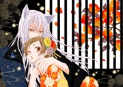 「神様はじめました」10巻カバーイラスト。