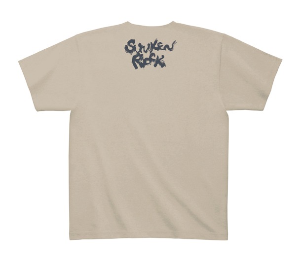 「サンケンロック」オリジナルTシャツ第2弾の背面。