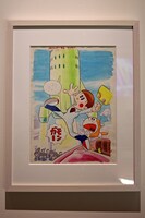 「21エモン」の原画。(c)Fujiko-Pro