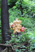 「ジャングル黒べえ」のオブジェ。(c)Fujiko-Pro