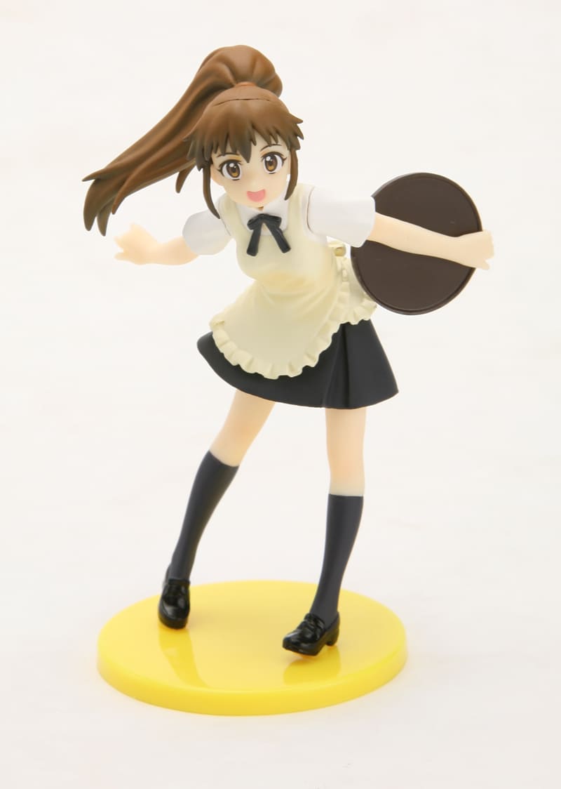 ビッグガンガン創刊号に付属する「WORKING!!」種島ぽぷらのフィギュア。