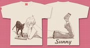 応募者全員サービスのTシャツ。画像は「ライトベージュ×ブラウン」のイメージ。