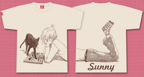 応募者全員サービスのTシャツ。画像は「ライトベージュ×ブラウン」のイメージ。