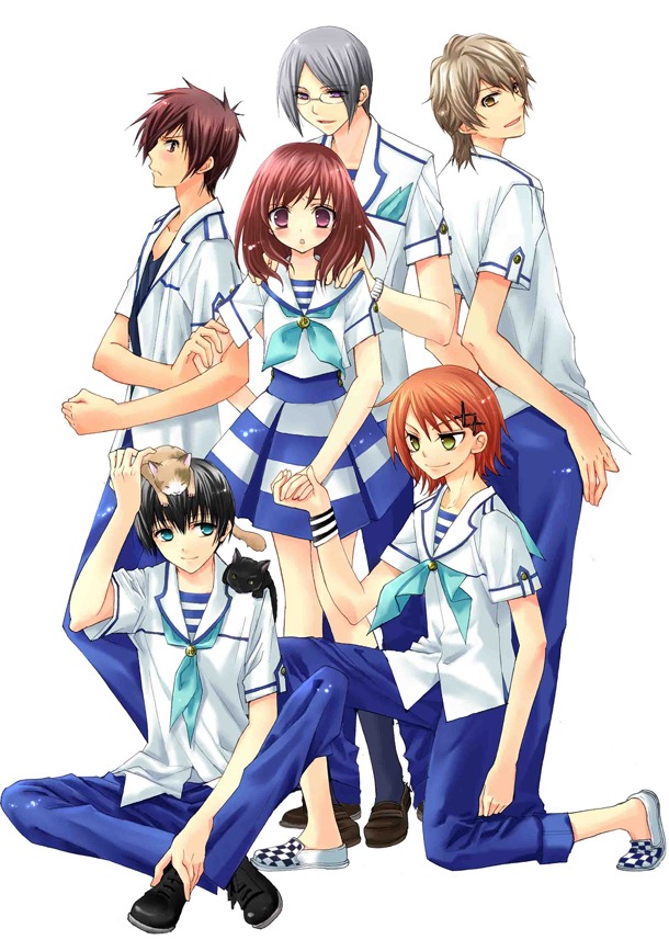 方條ゆとり＆望月菓子「しま×だん～私と男子の島暮らし～」カット(c)方條ゆとり＆望月菓子／講談社