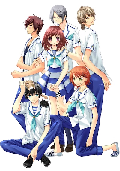 方條ゆとり＆望月菓子「しま×だん～私と男子の島暮らし～」カット(c)方條ゆとり＆望月菓子／講談社