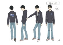 綿谷新のキャクター設定画。(c)末次由紀／講談社・VAP・NTV