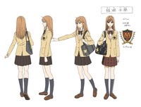 綾瀬千早のキャクター設定画。(c)末次由紀／講談社・VAP・NTV