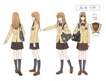 綾瀬千早のキャクター設定画。(c)末次由紀／講談社・VAP・NTV