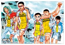 渡辺航「弱虫ペダル」IH応援グッズ風セット（1800円）のうち、ブロマイド。 (C)渡辺航／週刊少年チャンピオン