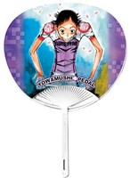 渡辺航「弱虫ペダル」IH応援グッズ風セット（1800円）のうち、京伏のうちわ。 (C)渡辺航／週刊少年チャンピオン