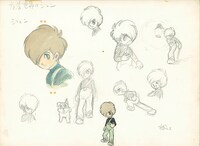 「石ノ森章太郎『ジュン』構想時アイディア・スケッチ」の中面