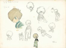 「石ノ森章太郎『ジュン』構想時アイディア・スケッチ」の中面