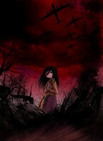 押切蓮介「焔の眼」扉イラスト