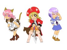 講談社ラノベ文庫のイメージキャラクター、ラノベちゃん。イラストは藤島康介。