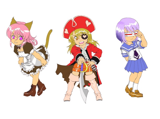 講談社ラノベ文庫のイメージキャラクター、ラノベちゃん。イラストは藤島康介。