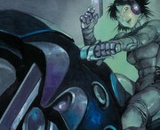 安彦良和が描いたピンナップの一部。全体像は誌面にて確認しよう。