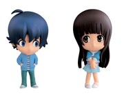 B賞「ちびきゅんキャラ」真城最高と亜豆美保のフィギュア2体セット。(C)大場つぐみ・小畑健・集英社／NHK・NEP・ShoPro