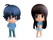 B賞「ちびきゅんキャラ」真城最高と亜豆美保のフィギュア2体セット。(C)大場つぐみ・小畑健・集英社／NHK・NEP・ShoPro