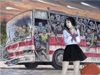 伊藤潤二によるイラスト。