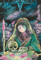 古賀新一によるイラスト。