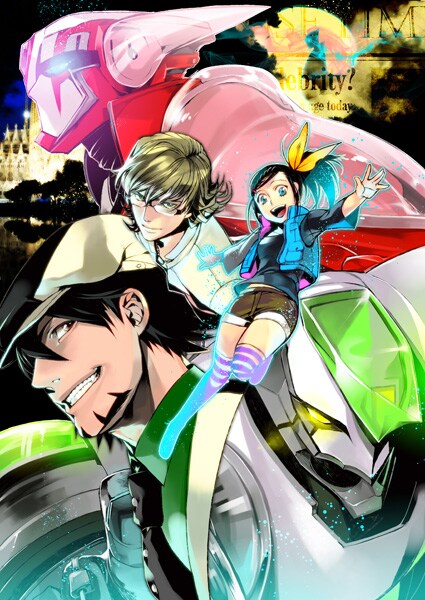 高山しのぶによる「TIGER & BUNNY 4コマKINGS」表紙イラスト。(C)SUNRISE/T&B PARTNERS, MBS