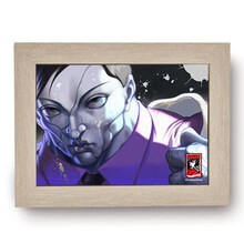 「グラップラー刃牙 連載20周年記念グッズ」のポスター(c)板垣恵介（週刊少年チャンピオン）1991