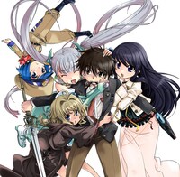 なめこ印原作、和狸ナオキャラクター原案による長谷川光司「俺がヒロインを助けすぎて世界がリトル黙示録!?」カット。(C)2011 HOBBY JAPAN CO., LTD. All Rights Reserved.