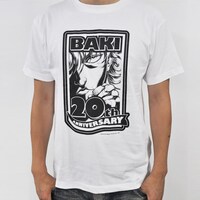 「グラップラー刃牙 連載20周年記念グッズ」のTシャツ(c)板垣恵介（週刊少年チャンピオン）1991