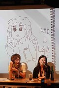 西原の描いた「ハチクロ」のはぐちゃん。浅野からは髪型が古いとの指摘が。