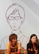 浅野の描いたアジカンのゴッチ。唇のあたりが特に似ている。