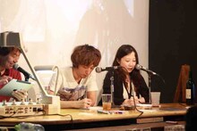 右から西原理恵子、浅野いにお、八巻氏。